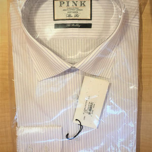 Thomas Pink Llewellyn Striped Slim Fit Dress Shirt